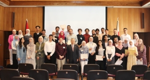 The Japanese Ambassador honors the students of the Language Center at Philadelphia University